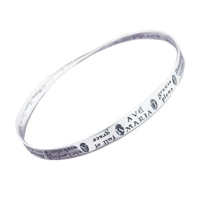 Ave Maria Bracelet in Sterling Silver