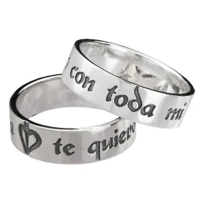 SPANISH: "TE QUIERO CON TODA MI ALMA" (I love you with all my soul)