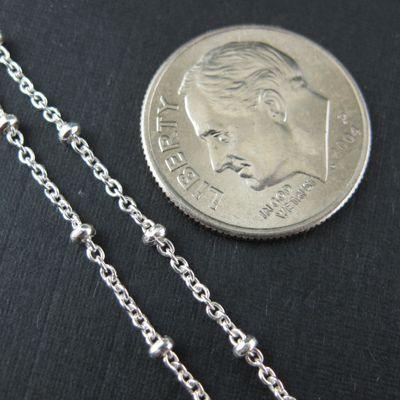 Sterling Silver Satellite Chain