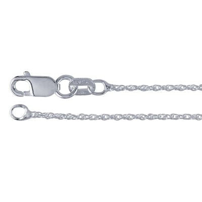 1mm Sterling Silver Rope Chain